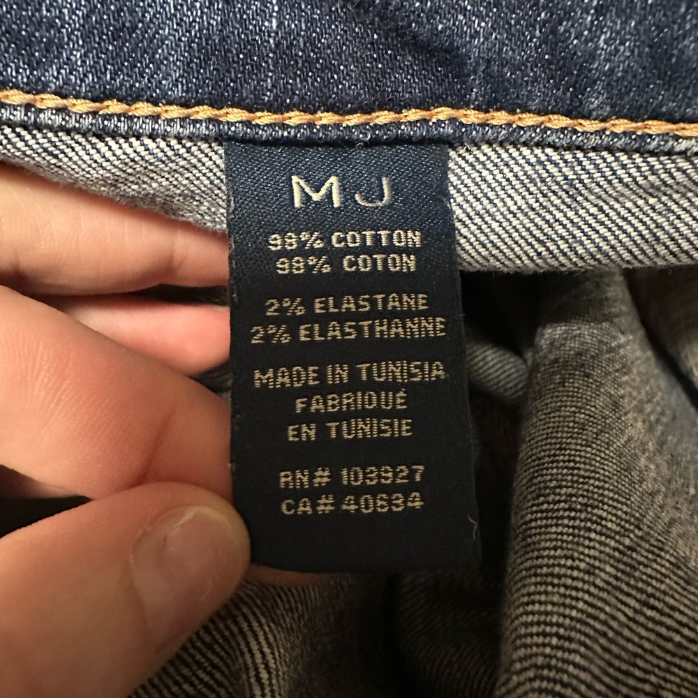Y2K style Marc by Marc Jacobs denim shorts gold zipper detail designer size 12 - Picture 4 of 11